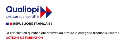 Qualiopi, processus certifié, République française — Actions de formation